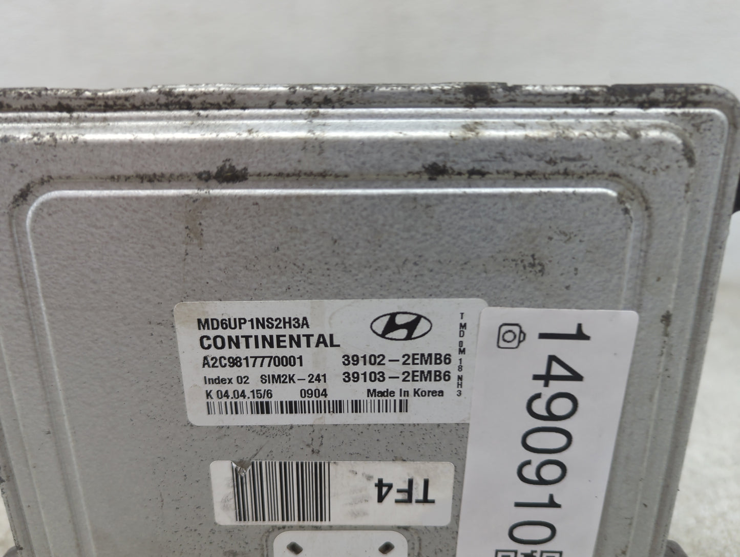 2014-2016 Hyundai Elantra PCM Engine Control Computer ECU ECM PCU OEM P/N:MD6UP1NS2H3A A2C9817770001 Fits Fits 2014 2015 201