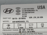 2014-2016 Hyundai Elantra Radio AM FM Cd Player Receiver Replacement P/N:96170-3X156GU AM180MDANGU Fits Fits 2014 2015 2016 