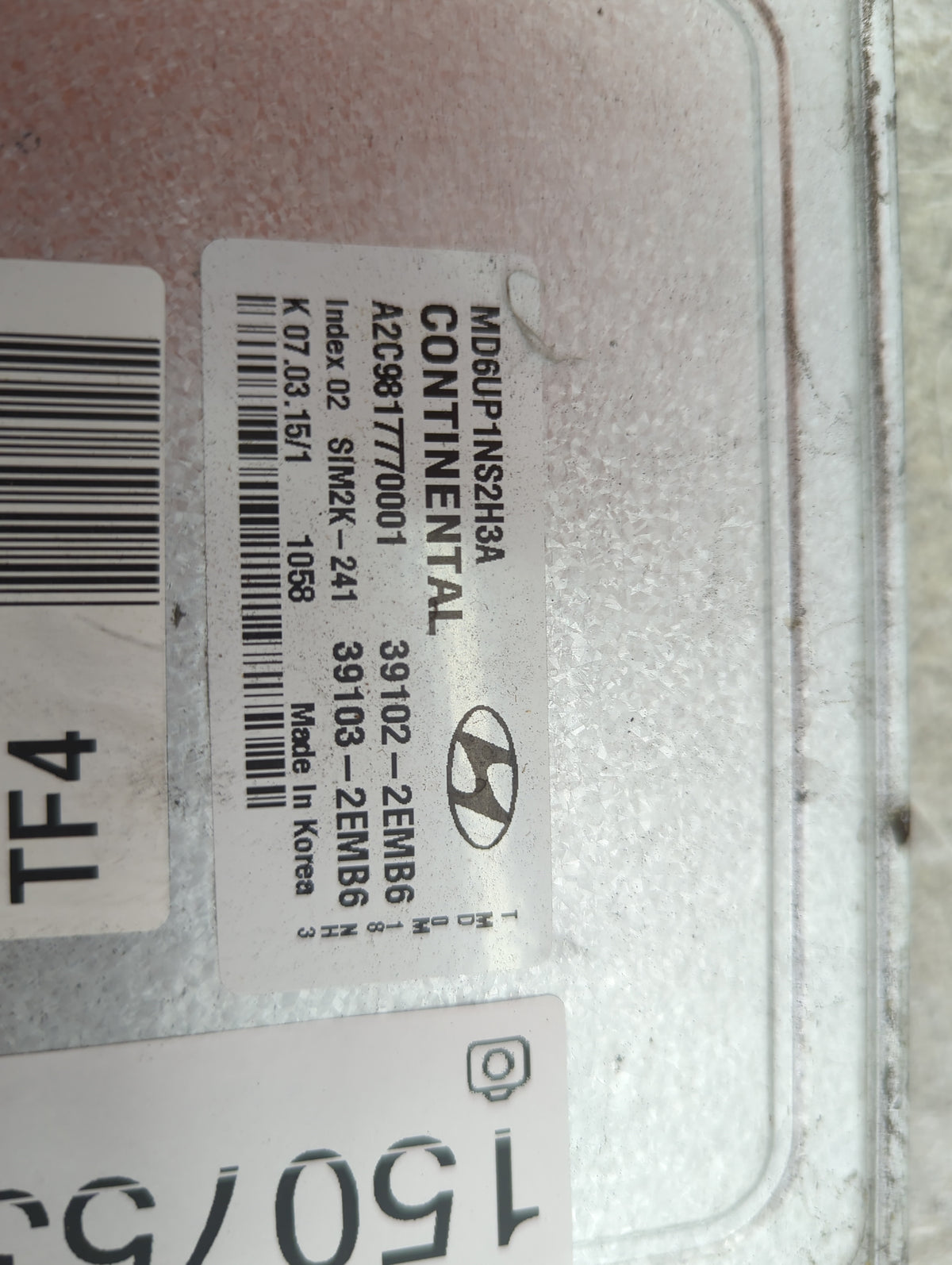 2014-2016 Hyundai Elantra PCM Engine Control Computer ECU ECM PCU OEM P/N:MD6UP1NS2H3A A2C981777 0001 Fits 2014 2015 2016 OE