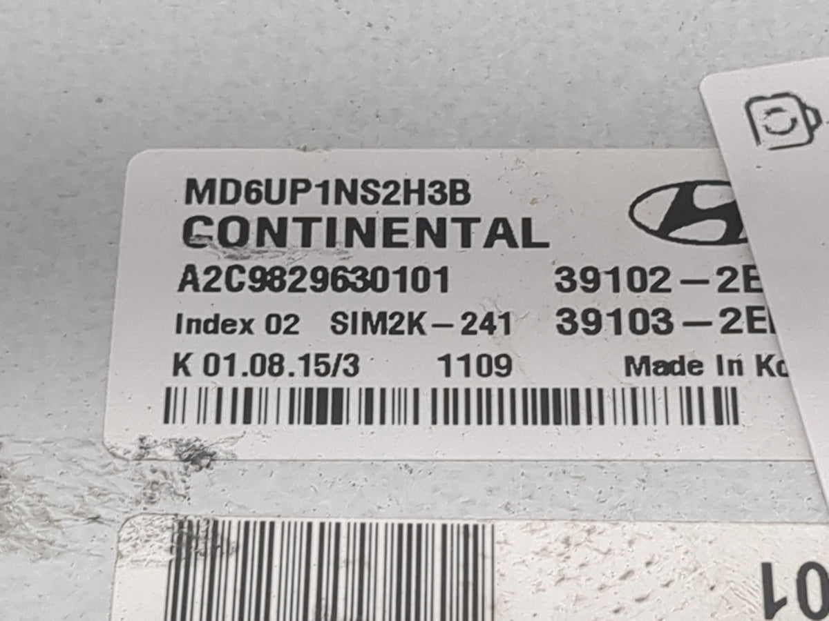2015-2016 Hyundai Elantra PCM Engine Control Computer ECU ECM PCU OEM P/N:MD6UP1NS2H3B A2C9829630101, 39102-2E Fits 2015 201