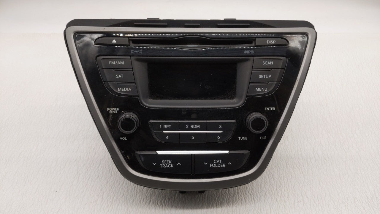 2014-2016 Hyundai Elantra Radio AM FM Cd Player Receiver Replacement P/N:96170-3X156GU Fits Fits 2014 2015 2016 OEM Used Aut
