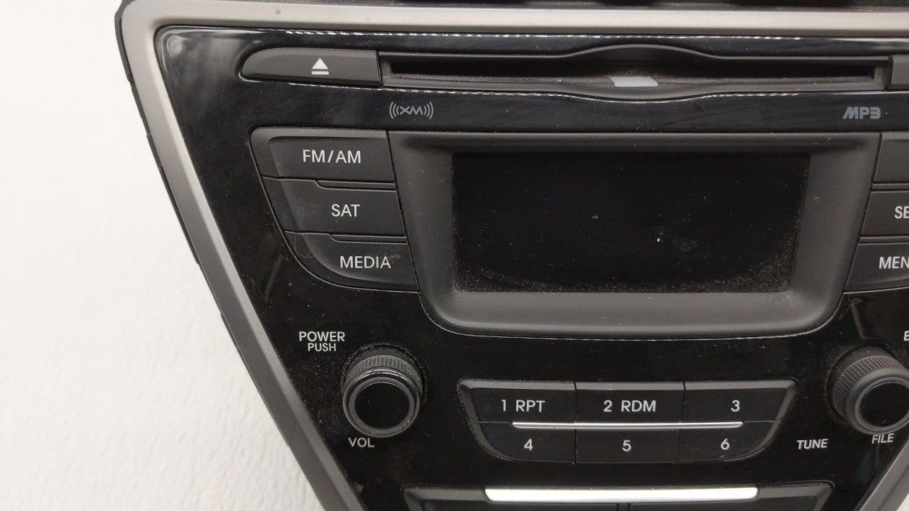 2014-2016 Hyundai Elantra Radio AM FM Cd Player Receiver Replacement P/N:96170-3X156GU Fits Fits 2014 2015 2016 OEM Used Aut