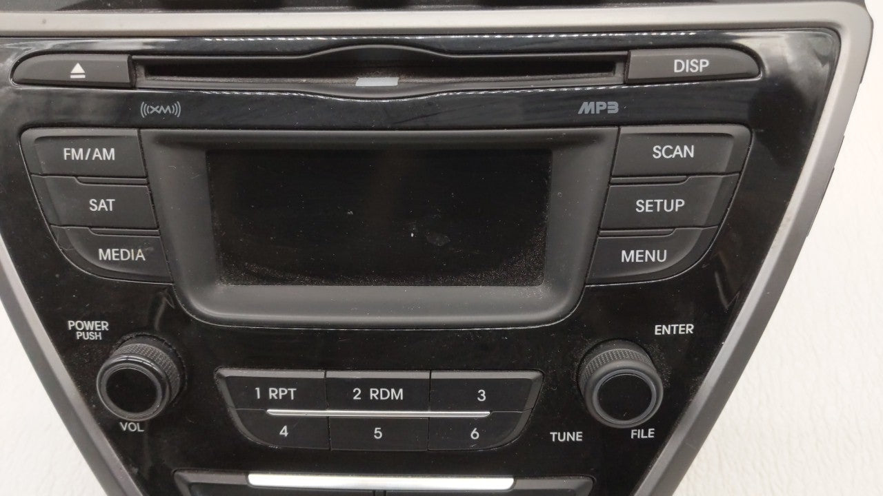 2014-2016 Hyundai Elantra Radio AM FM Cd Player Receiver Replacement P/N:96170-3X156GU Fits Fits 2014 2015 2016 OEM Used Aut