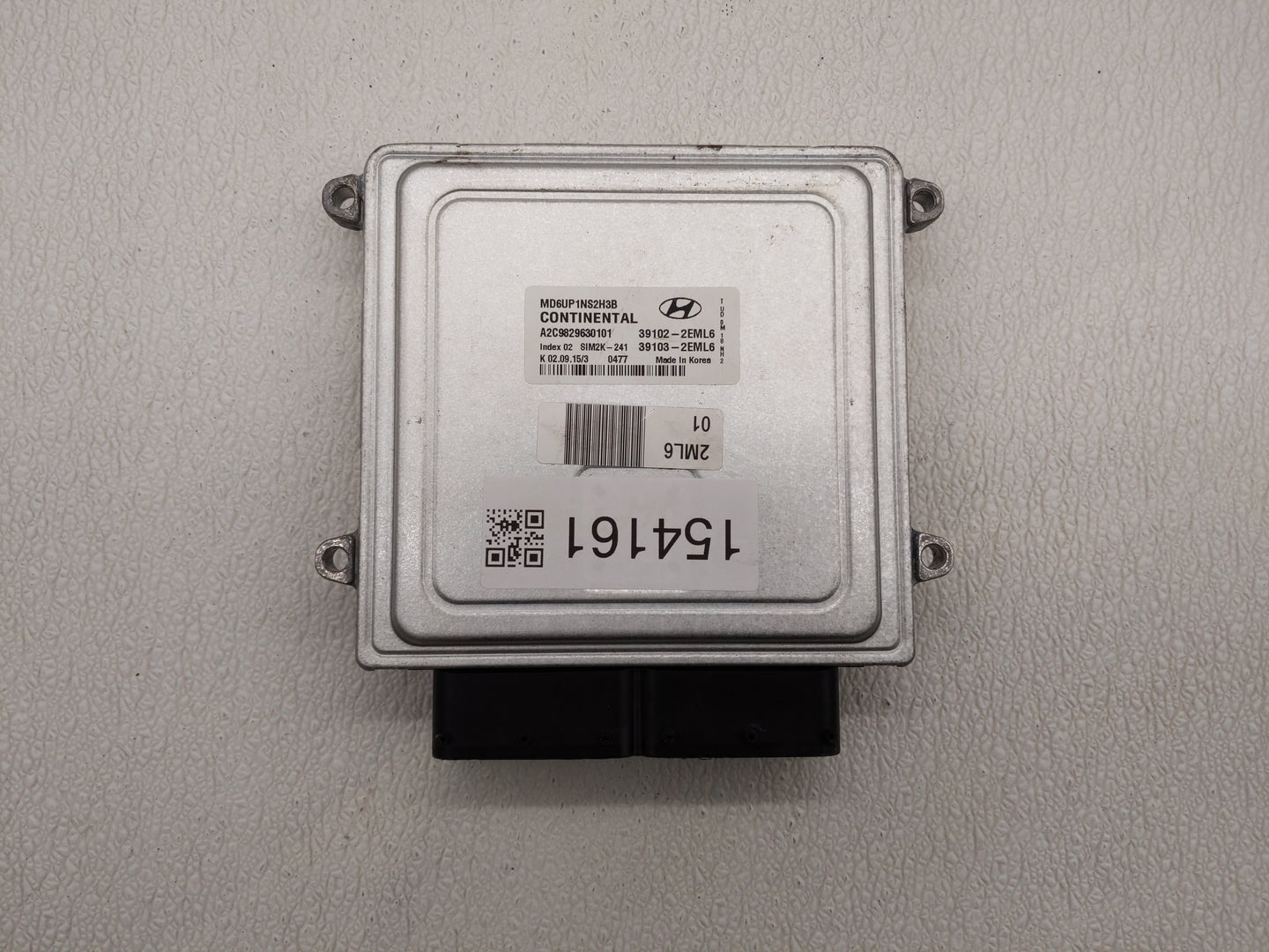 2014-2016 Hyundai Elantra PCM Engine Control Computer ECU ECM PCU OEM P/N:39102-2EML6 39103-2EML6 Fits Fits 2014 2015 2016 O