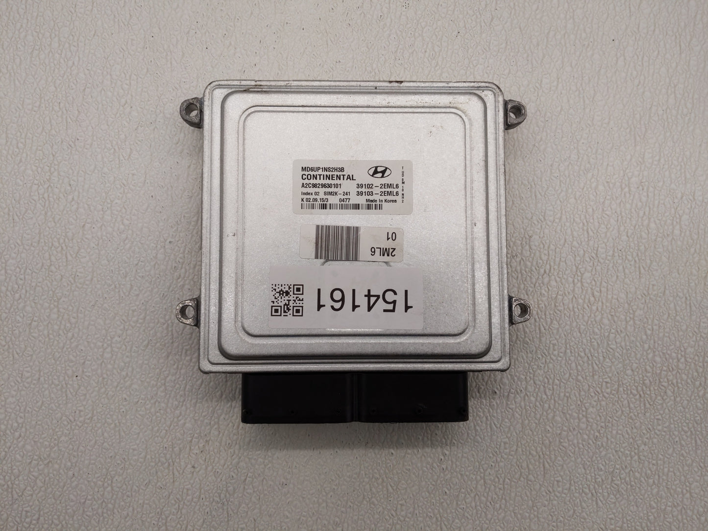 2014-2016 Hyundai Elantra PCM Engine Control Computer ECU ECM PCU OEM P/N:39102-2EML6 39103-2EML6 Fits Fits 2014 2015 2016 O