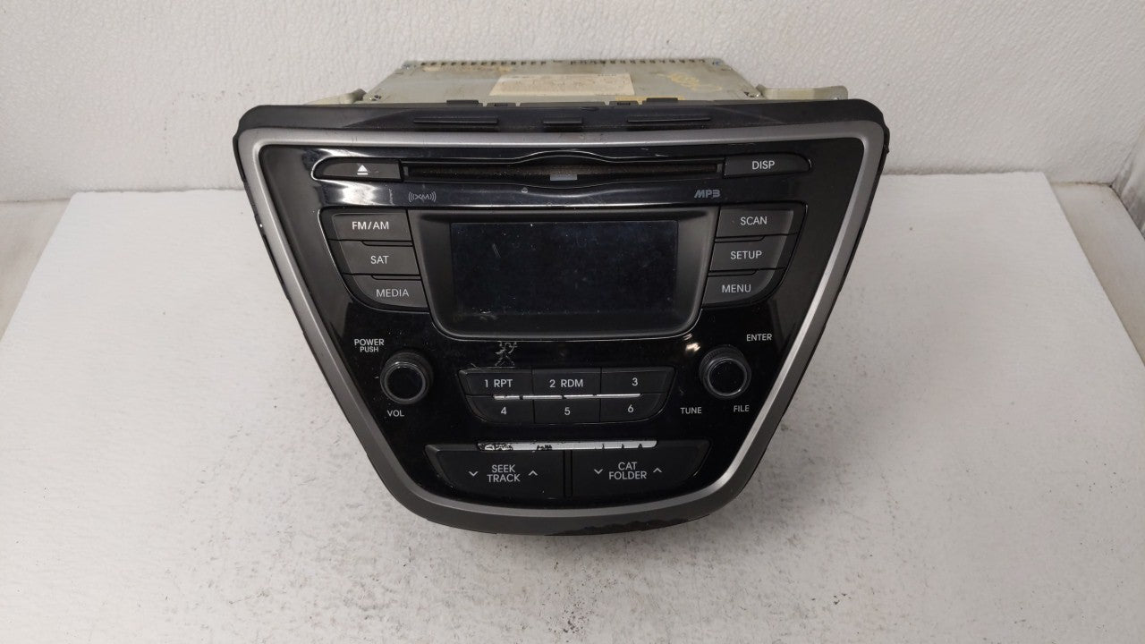 2014-2016 Hyundai Elantra Am Fm Cd Player Radio Receiver - Oemusedautoparts1.com