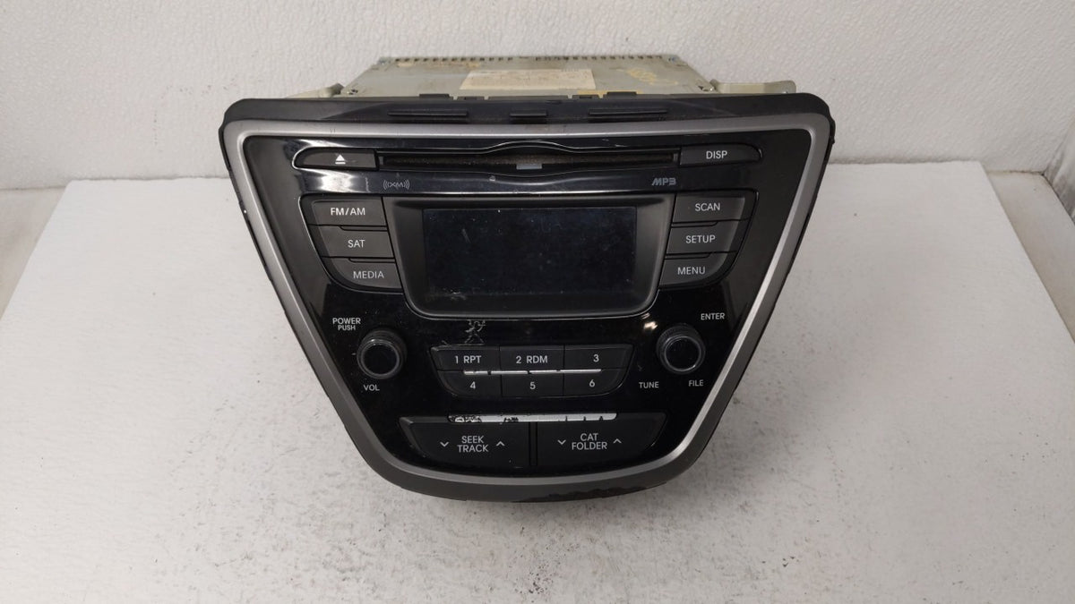 2014-2016 Hyundai Elantra Am Fm Cd Player Radio Receiver 159248 - Oemusedautoparts1.com