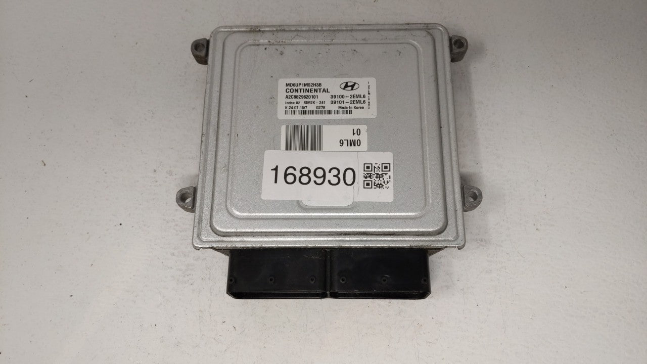 2014-2016 Hyundai Elantra PCM Engine Control Computer ECU ECM PCU OEM P/N:39102-2EML6 39103-2EML6 Fits Fits 2014 2015 2016 O