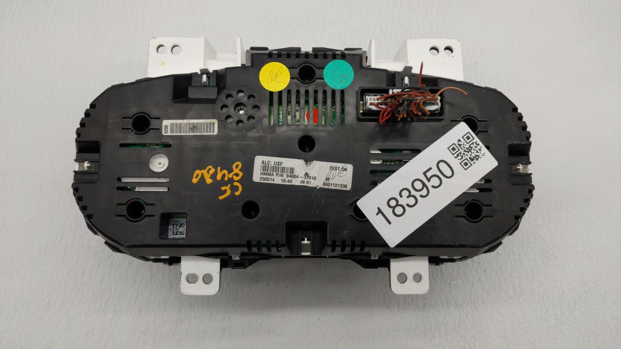 2014-2016 Hyundai Elantra Instrument Cluster Speedometer Gauges P/N:94004-3Y010 Fits Fits 2014 2015 2016 OEM Used Auto Parts