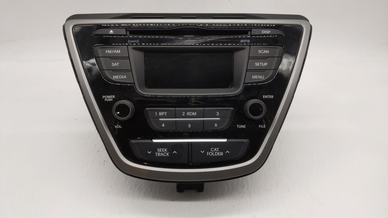 2014-2016 Hyundai Elantra Radio AM FM Cd Player Receiver Replacement P/N:961703X156GU 96170-3X156GU Fits Fits 2014 2015 2016