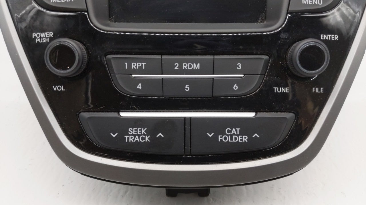 2014-2016 Hyundai Elantra Radio AM FM Cd Player Receiver Replacement P/N:961703X156GU 96170-3X156GU Fits Fits 2014 2015 2016