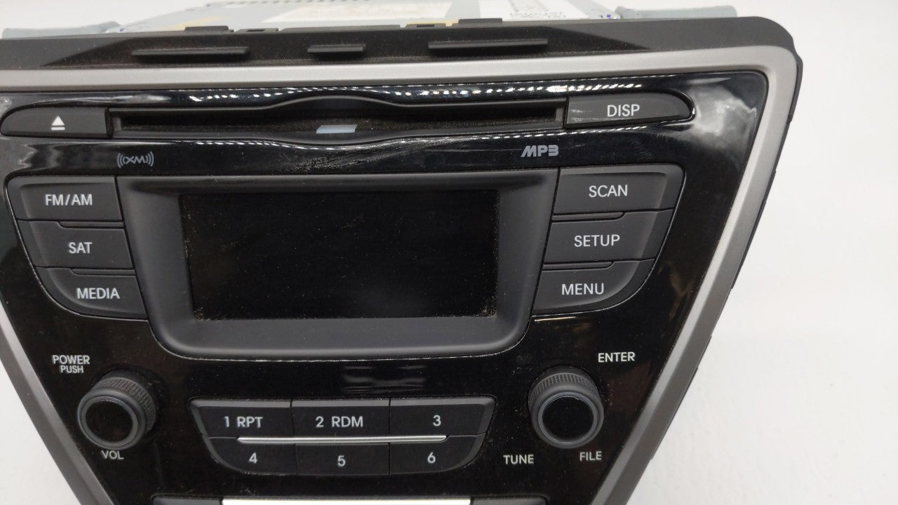 2014-2016 Hyundai Elantra Radio AM FM Cd Player Receiver Replacement P/N:961703X156GU 96170-3X156GU Fits Fits 2014 2015 2016