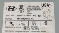 2014-2016 Hyundai Elantra Radio AM FM Cd Player Receiver Replacement P/N:961703X156GU 96170-3X156GU Fits Fits 2014 2015 2016