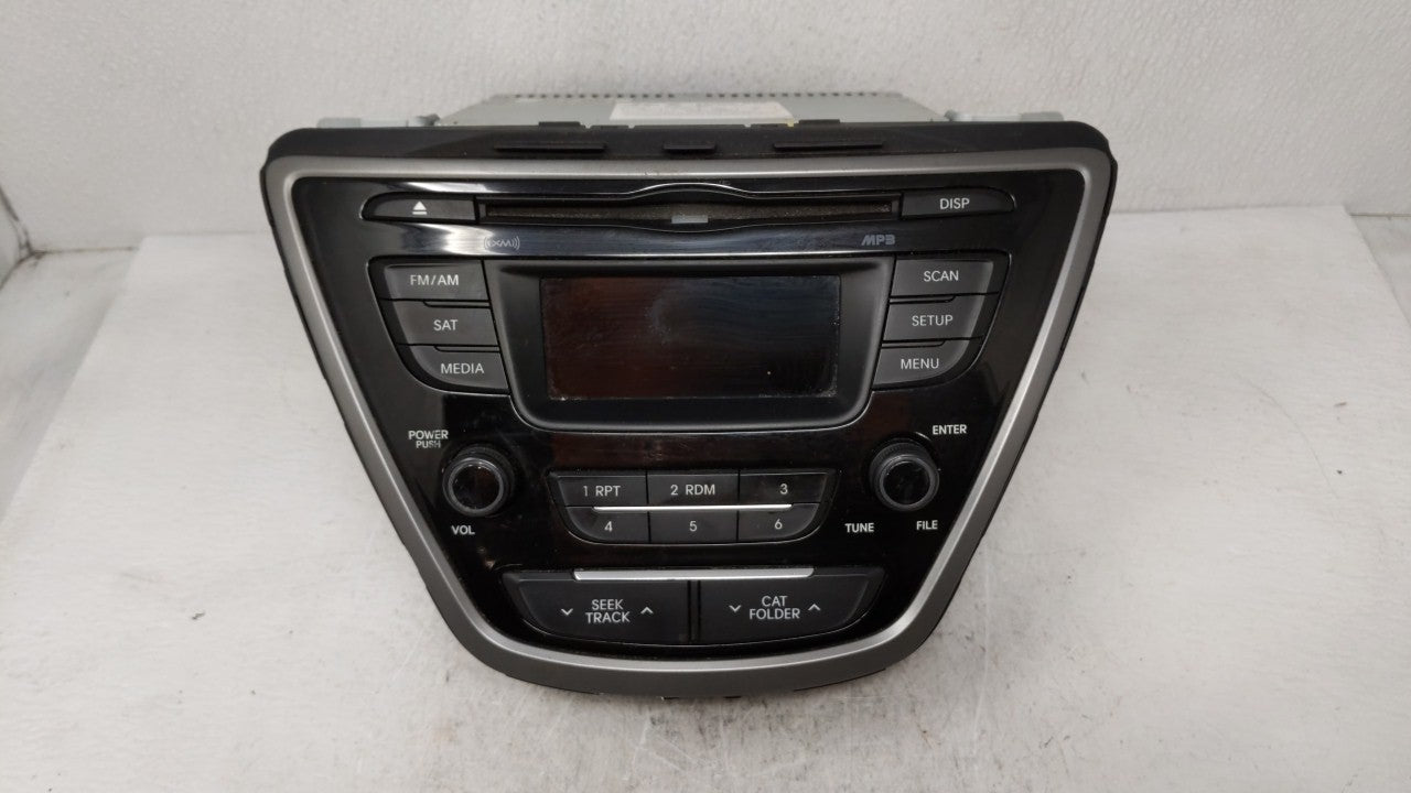 2014-2016 Hyundai Elantra Radio AM FM Cd Player Receiver Replacement P/N:961703X156GU 96170-3X156GU Fits Fits 2014 2015 2016