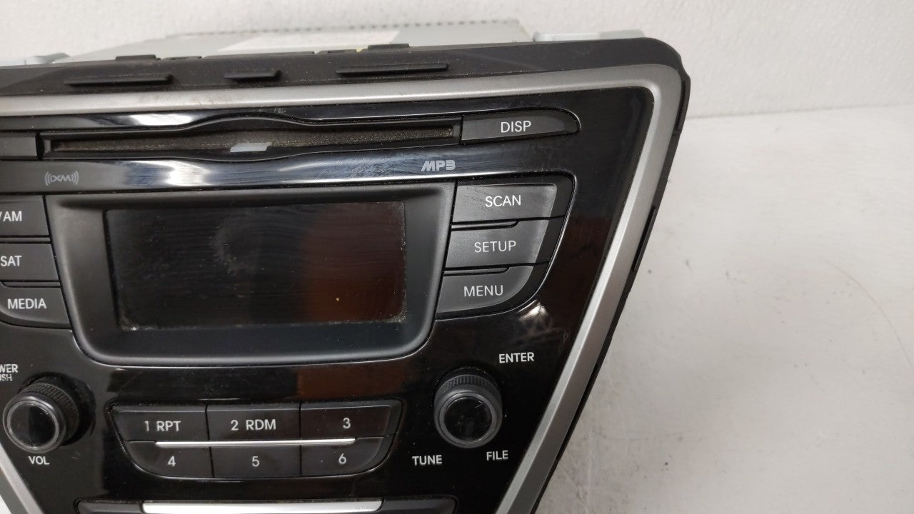 2014-2016 Hyundai Elantra Radio AM FM Cd Player Receiver Replacement P/N:961703X156GU 96170-3X156GU Fits Fits 2014 2015 2016