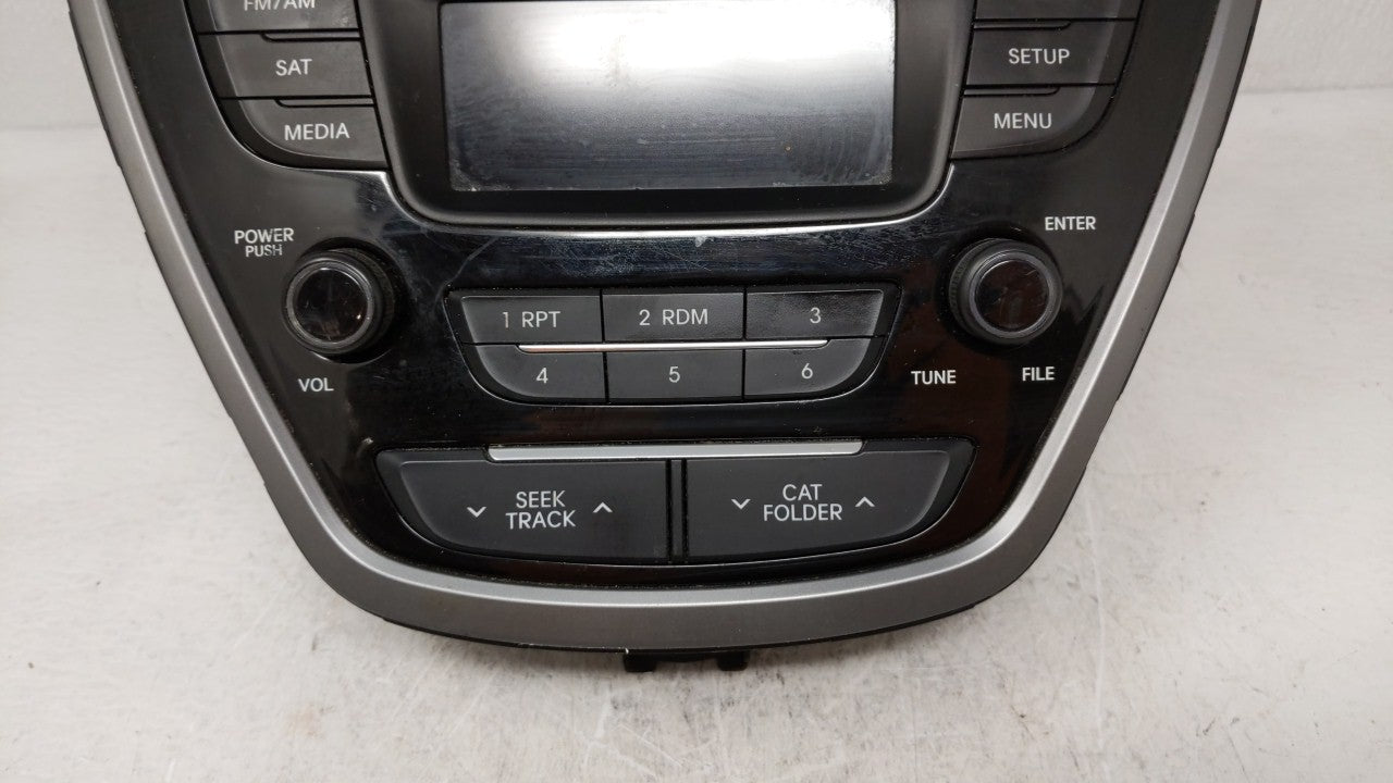 2014-2016 Hyundai Elantra Radio AM FM Cd Player Receiver Replacement P/N:961703X156GU 96170-3X156GU Fits Fits 2014 2015 2016