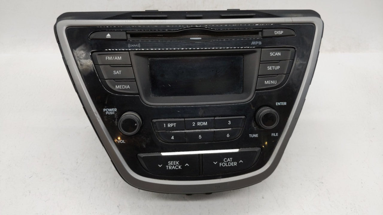 2014-2016 Hyundai Elantra Am Fm Cd Player Radio Receiver - Oemusedautoparts1.com