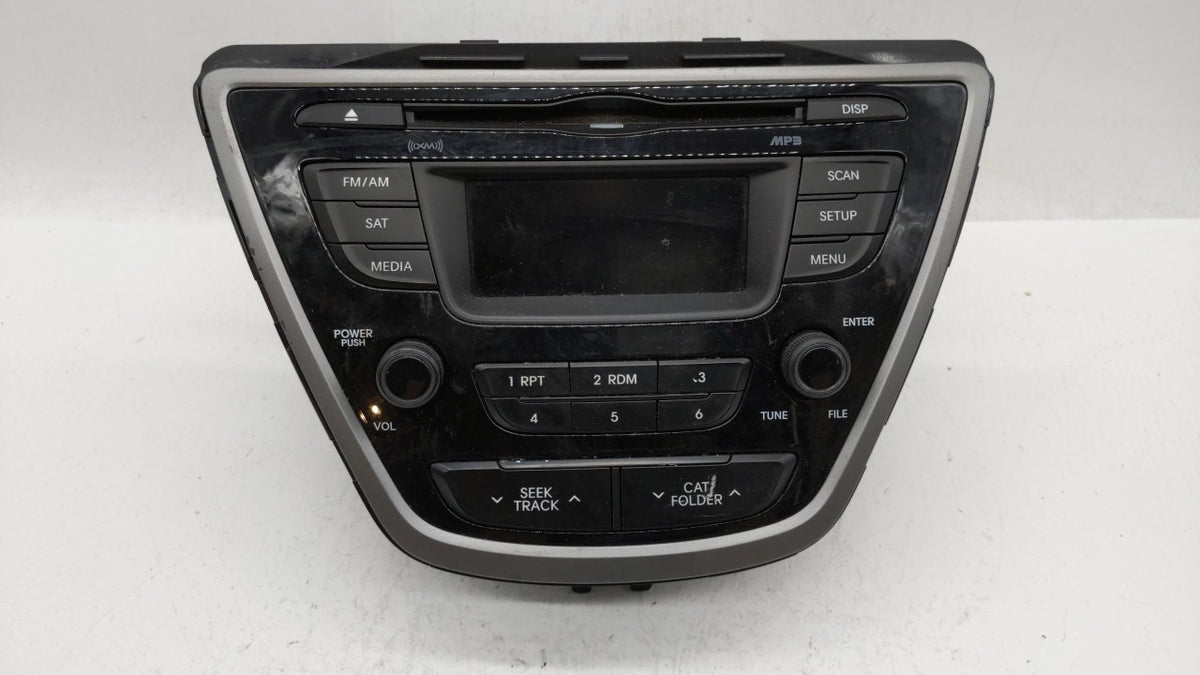 2014-2016 Hyundai Elantra Am Fm Cd Player Radio Receiver 214791 - Oemusedautoparts1.com