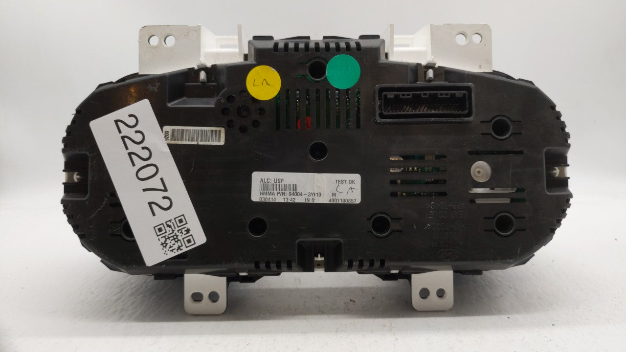 2014-2016 Hyundai Elantra Instrument Cluster Speedometer Gauges P/N:94004-3Y010 Fits Fits 2014 2015 2016 OEM Used Auto Parts