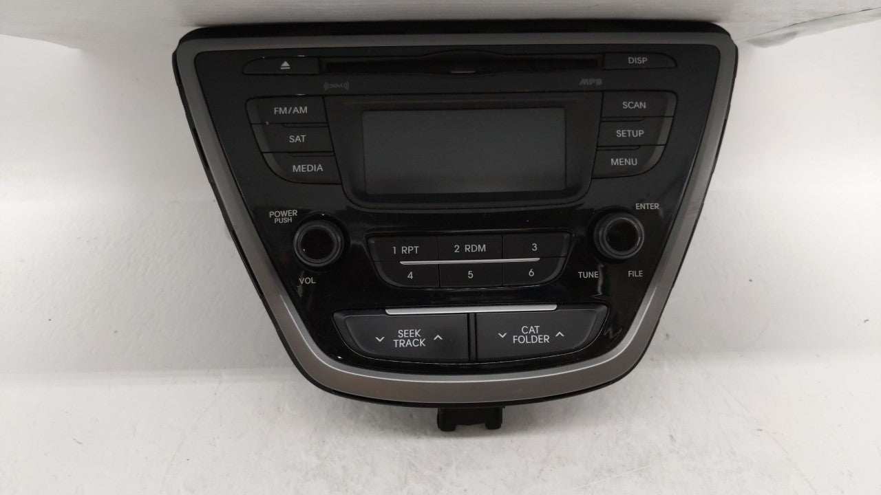 2014-2016 Hyundai Elantra Radio AM FM Cd Player Receiver Replacement P/N:961703X156GU 96170-3X156GU Fits Fits 2014 2015 2016