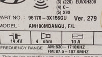 2014-2016 Hyundai Elantra Radio AM FM Cd Player Receiver Replacement P/N:961703X156GU 96170-3X156GU Fits Fits 2014 2015 2016