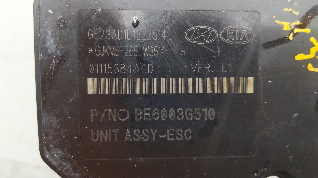 2014-2016 Hyundai Elantra ABS Pump Control Module Replacement P/N:58920-3X630 BE6003G510 Fits Fits 2014 2015 2016 OEM Used A