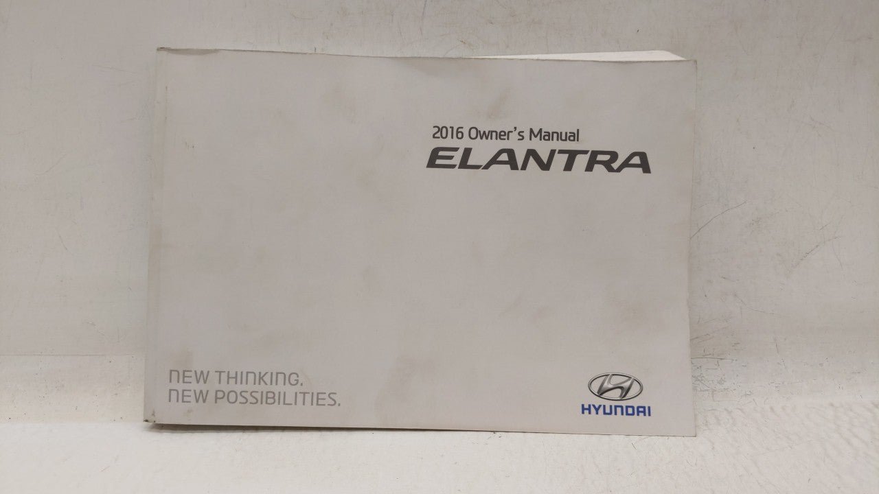 2016 Hyundai Elantra Owners Manual Book Guide OEM Used Auto Parts - Oemusedautoparts1.com
