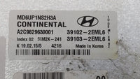 2014-2016 Hyundai Elantra PCM Engine Control Computer ECU ECM PCU OEM P/N:39103-2EML6 39102-2EML6 Fits Fits 2014 2015 2016 O
