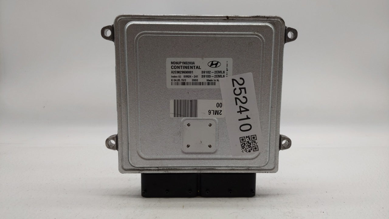2014-2016 Hyundai Elantra PCM Engine Control Computer ECU ECM PCU OEM P/N:39102-2EML6 39103-2EML6 Fits Fits 2014 2015 2016 O