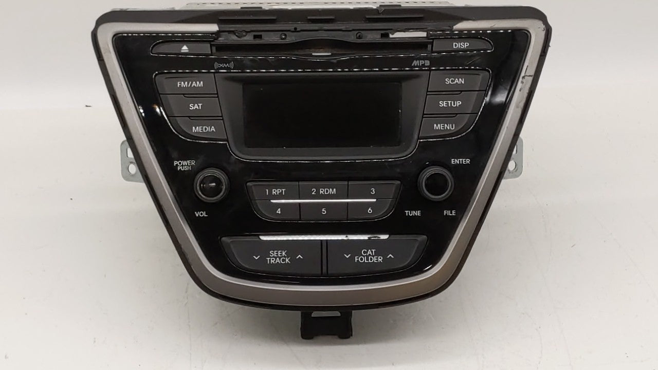 2014-2016 Hyundai Elantra Radio AM FM Cd Player Receiver Replacement P/N:961703X156GU 96170-3X156GU Fits Fits 2014 2015 2016