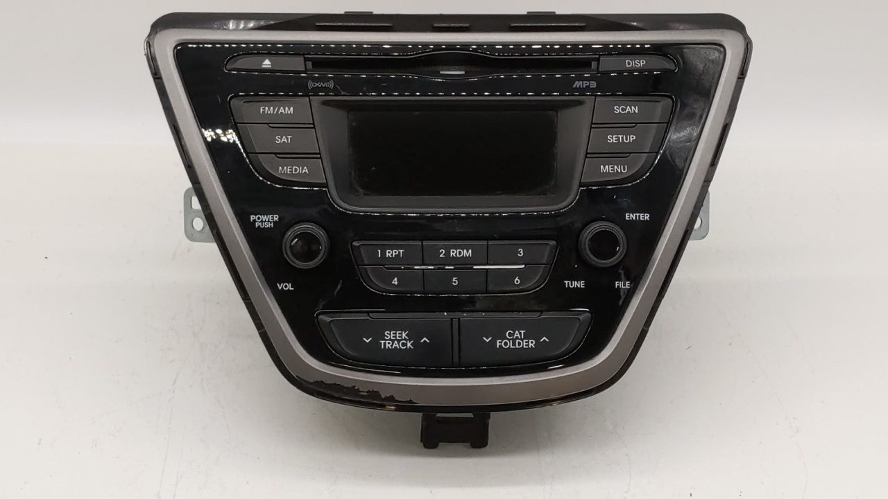 2014-2016 Hyundai Elantra Radio AM FM Cd Player Receiver Replacement P/N:961703X156GU 96170-3X156GU Fits Fits 2014 2015 2016