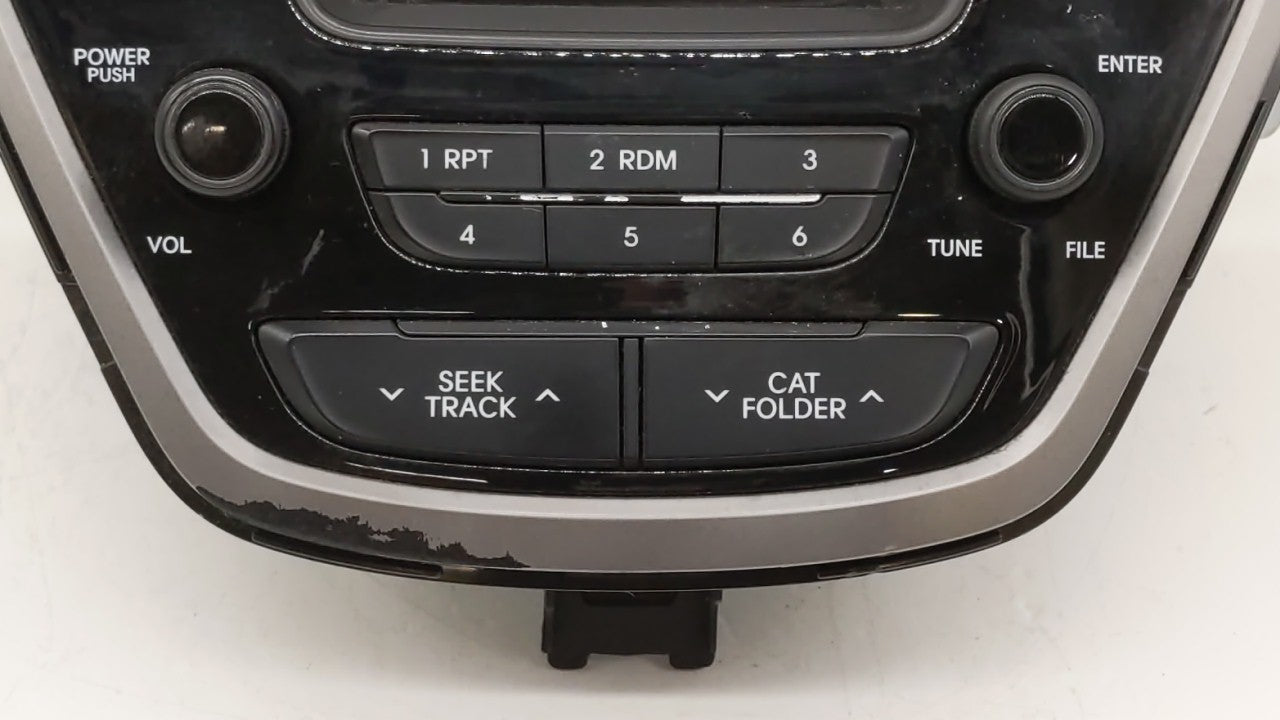 2014-2016 Hyundai Elantra Radio AM FM Cd Player Receiver Replacement P/N:961703X156GU 96170-3X156GU Fits Fits 2014 2015 2016