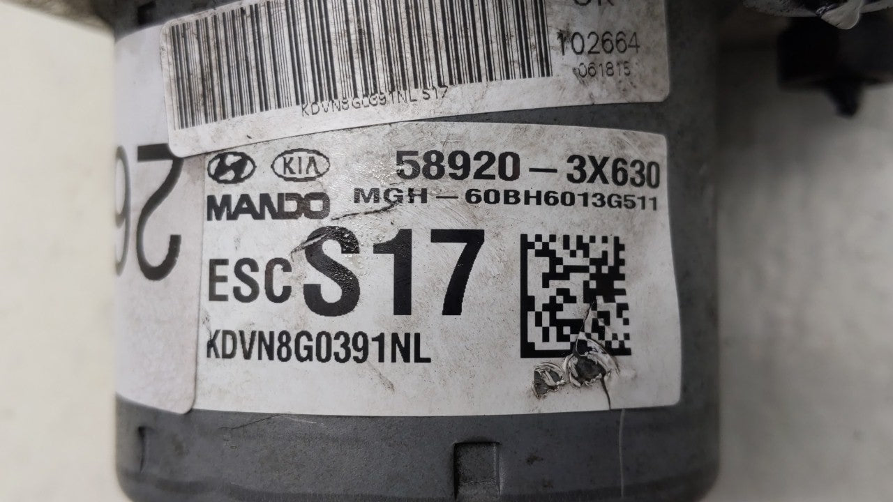 2014-2016 Hyundai Elantra ABS Pump Control Module Replacement P/N:BE6003G510 58920-3X630 Fits Fits 2014 2015 2016 OEM Used A