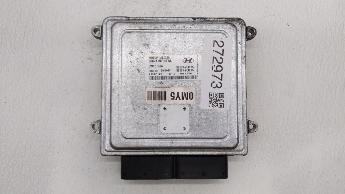 2014-2016 Hyundai Elantra PCM Engine Control Computer ECU ECM PCU OEM P/N:39102-2EML6 39103-2EML6, 39102-2EML4 Fits 2014 201