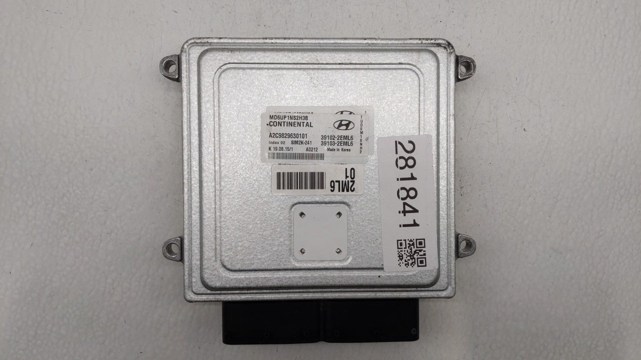 2014-2016 Hyundai Elantra PCM Engine Control Computer ECU ECM PCU OEM P/N:39103-2EML5 39102-2EML5 Fits Fits 2014 2015 2016 O