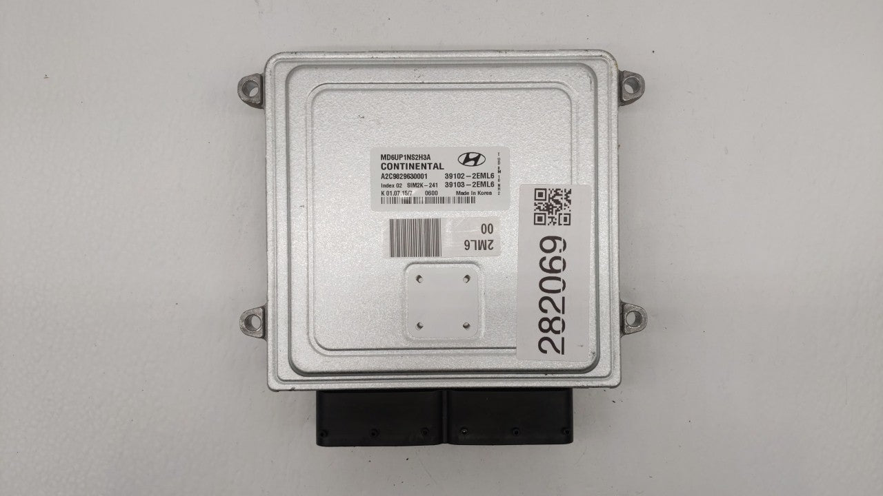 2014-2016 Hyundai Elantra PCM Engine Control Computer ECU ECM PCU OEM P/N:39103-2EML5 39102-2EML5 Fits Fits 2014 2015 2016 O