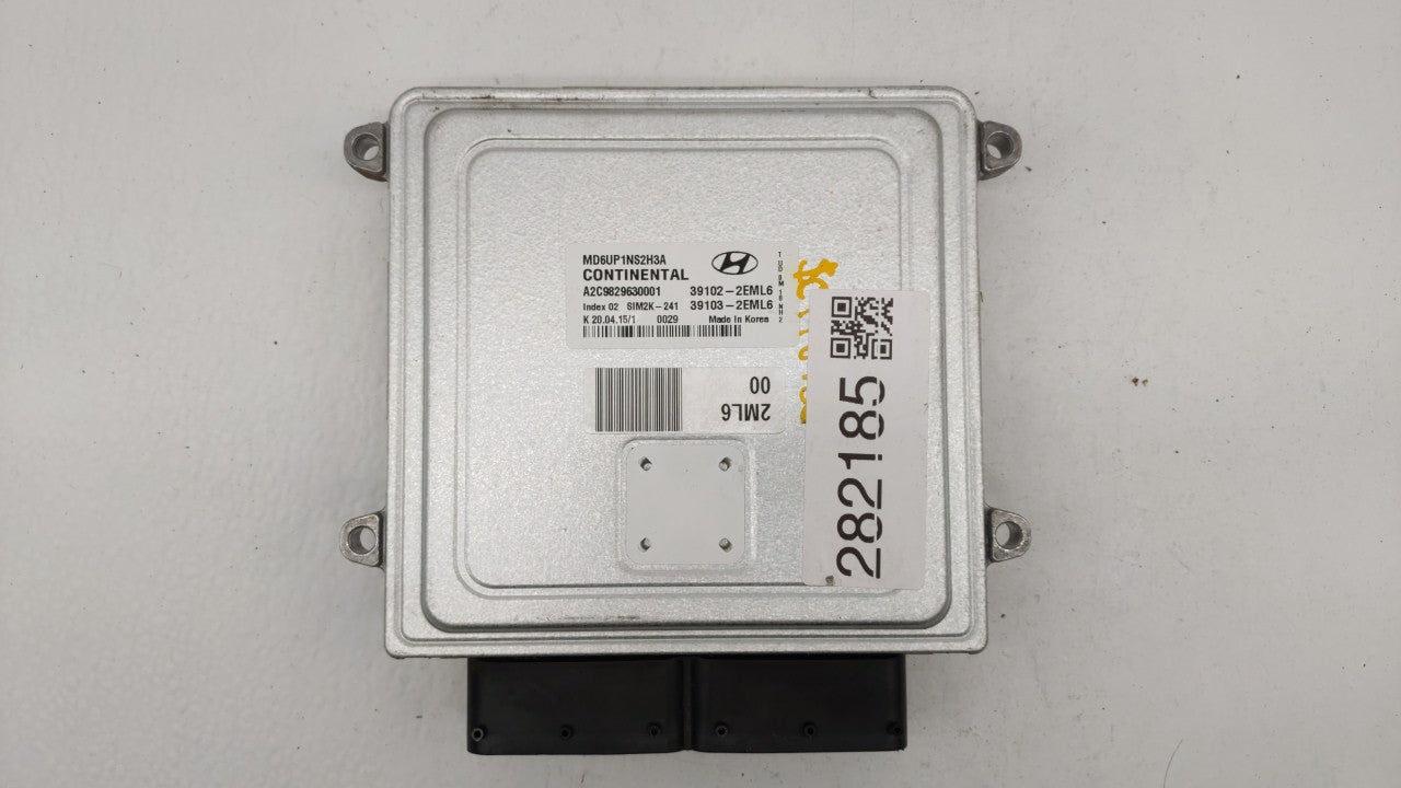 2014-2016 Hyundai Elantra PCM Engine Control Computer ECU ECM PCU OEM P/N:39102-2EML6 39103-2EML6 Fits Fits 2014 2015 2016 O