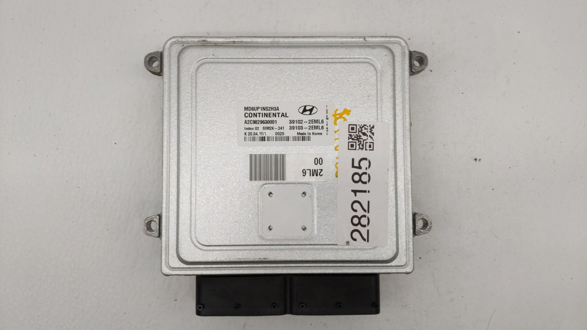 2014-2016 Hyundai Elantra PCM Engine Control Computer ECU ECM PCU OEM P/N:39102-2EML6 39103-2EML6, 39102-2EML4 Fits 2014 201