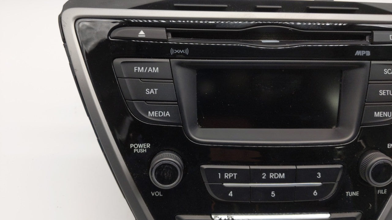 2014-2016 Hyundai Elantra Radio AM FM Cd Player Receiver Replacement P/N:96170-3X156GU Fits Fits 2014 2015 2016 OEM Used Aut