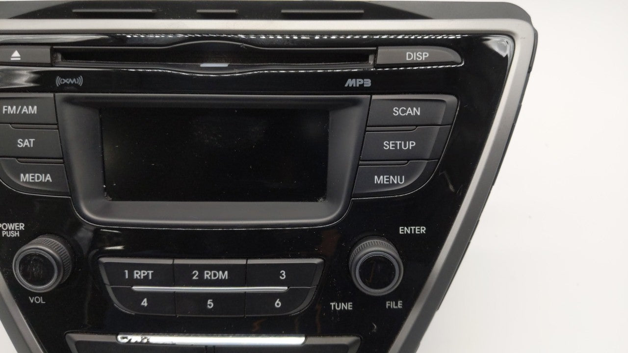2014-2016 Hyundai Elantra Radio AM FM Cd Player Receiver Replacement P/N:96170-3X156GU Fits Fits 2014 2015 2016 OEM Used Aut