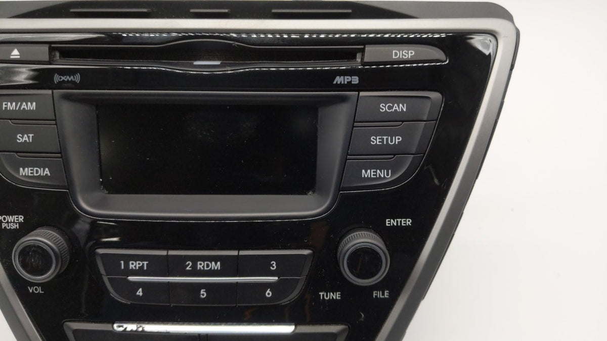 2014-2016 Hyundai Elantra Radio AM FM Cd Player Receiver Replacement P/N:96170-3X156GU Fits 2014 2015 2016 OEM Used Auto Par