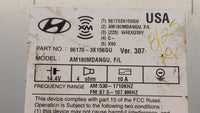 2014-2016 Hyundai Elantra Radio AM FM Cd Player Receiver Replacement P/N:96170-3X156GU Fits Fits 2014 2015 2016 OEM Used Aut