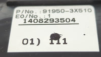 2014-2016 Hyundai Elantra Fusebox Fuse Box Panel Relay Module P/N:91265-3X080 91950-3X510 Fits Fits 2014 2015 2016 OEM Used 