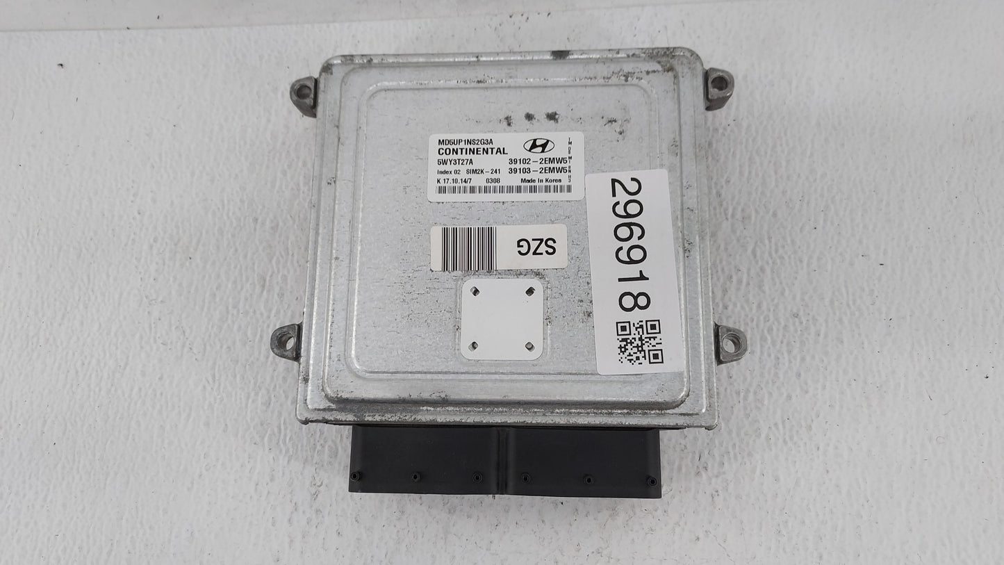 2014-2016 Hyundai Elantra PCM Engine Control Computer ECU ECM PCU OEM P/N:39103-2EMW5 39102-2EMW5 Fits Fits 2014 2015 2016 O