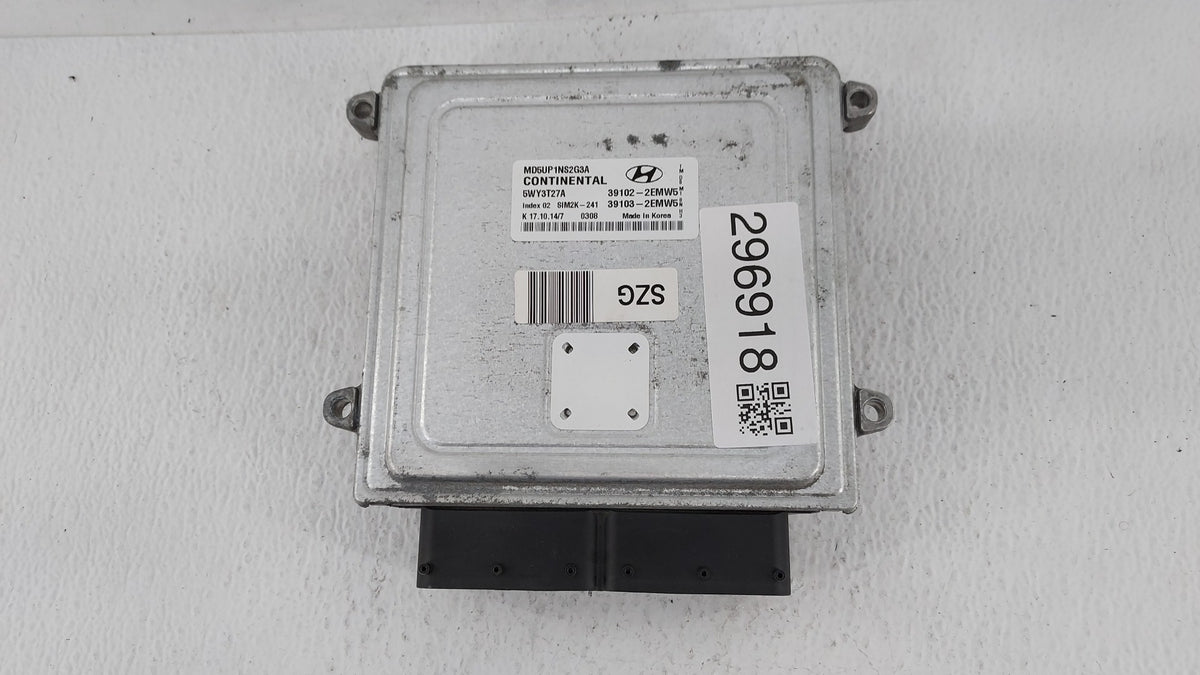 2014-2016 Hyundai Elantra PCM Engine Control Computer ECU ECM PCU OEM P/N:39103-2EMW5 39102-2EMW5, 39102-2EMB6 Fits 2014 201