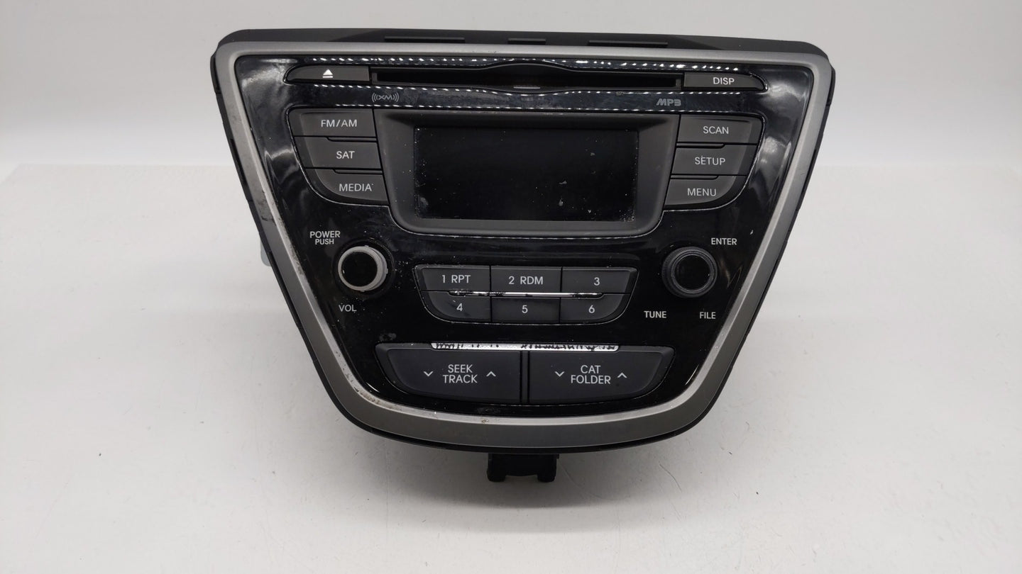 2014-2016 Hyundai Elantra Am Fm Cd Player Radio Receiver - Oemusedautoparts1.com
