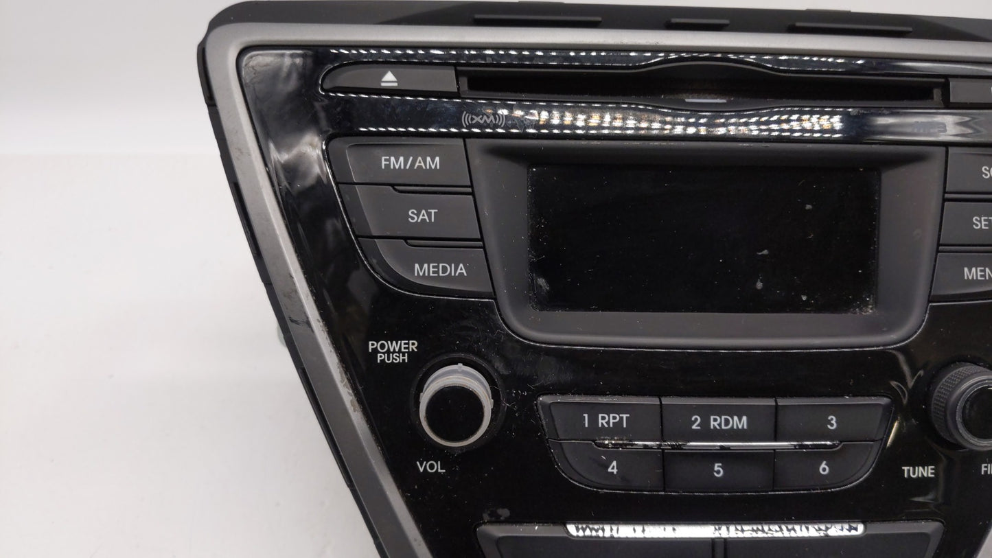 2014-2016 Hyundai Elantra Am Fm Cd Player Radio Receiver - Oemusedautoparts1.com