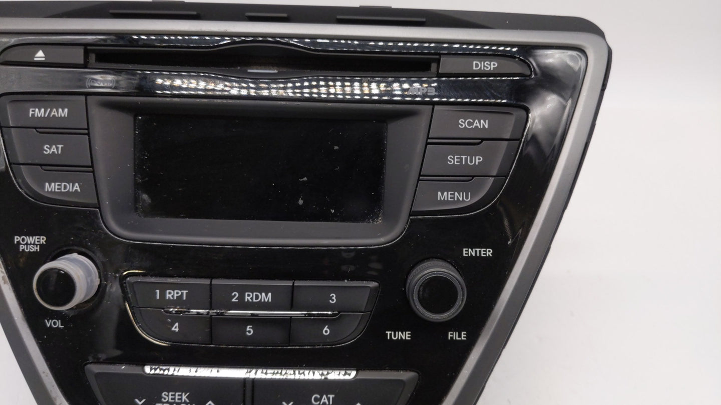 2014-2016 Hyundai Elantra Am Fm Cd Player Radio Receiver - Oemusedautoparts1.com