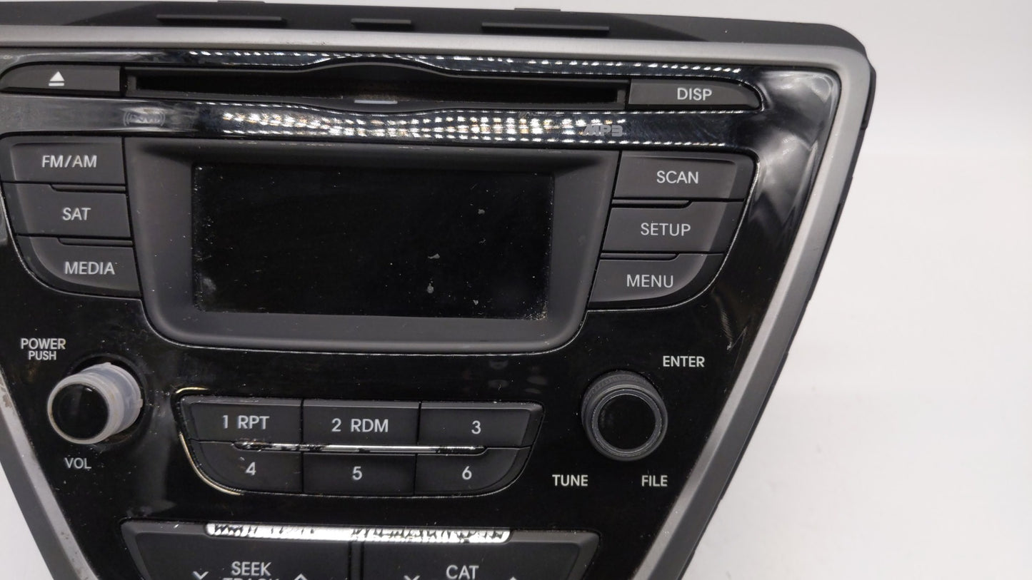 2014-2016 Hyundai Elantra Am Fm Cd Player Radio Receiver - Oemusedautoparts1.com
