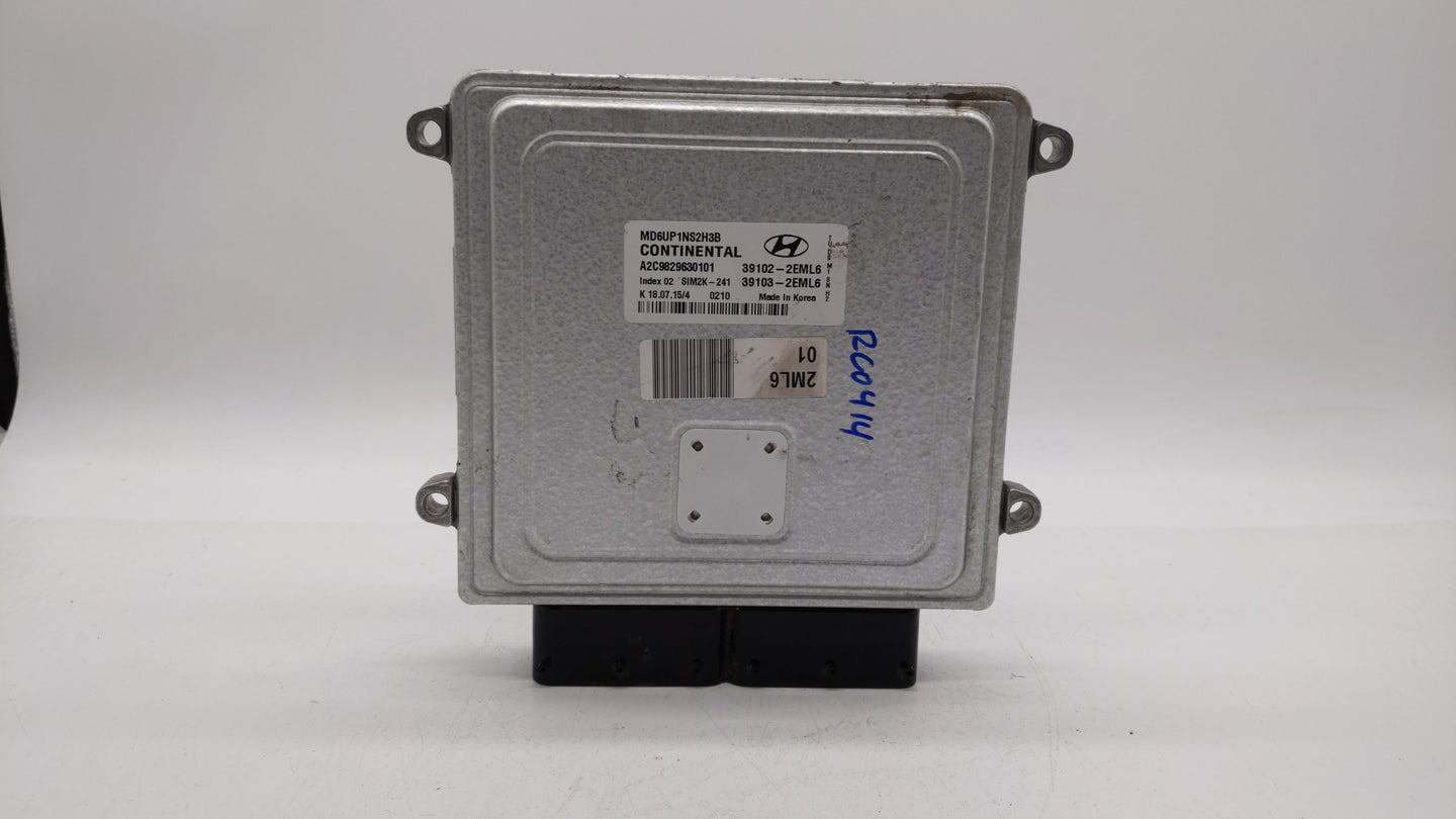 2014-2016 Hyundai Elantra PCM Engine Control Computer ECU ECM PCU OEM P/N:39103-2EML6 39102-2EML6 Fits Fits 2014 2015 2016 O